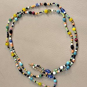 30 inch beaded necklace multiple colors